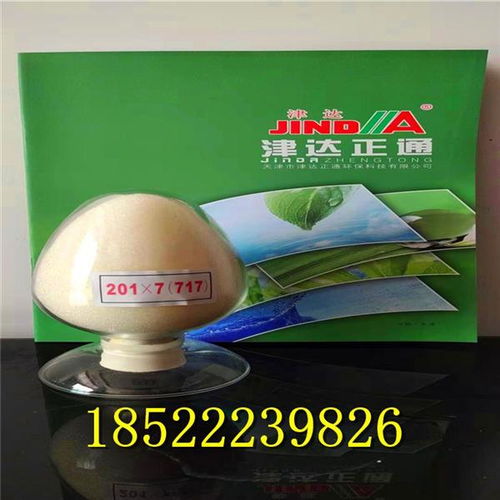 717强碱性阴离子交换树脂 产品说明